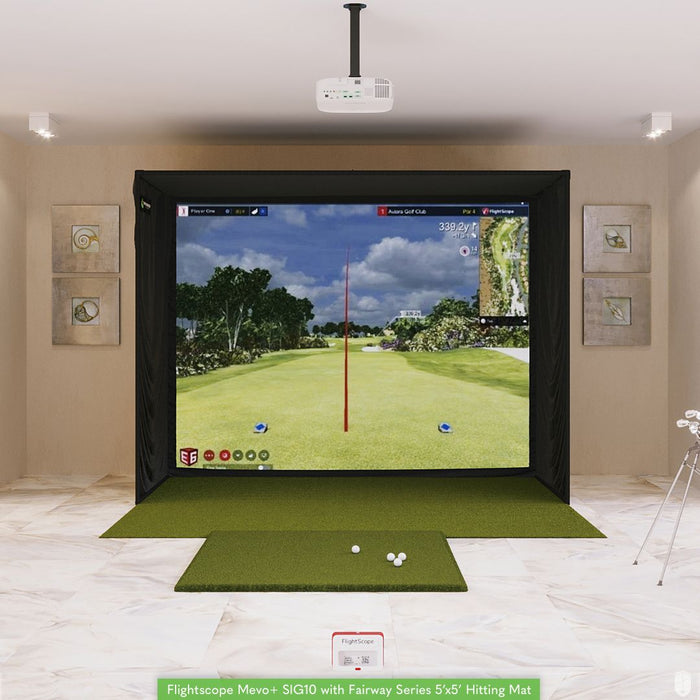 Flightscope Mevo+ SIG10 Golf Simulator Package