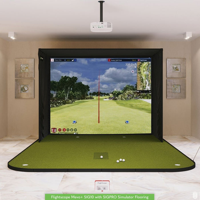 Flightscope Mevo+ SIG10 Golf Simulator Package