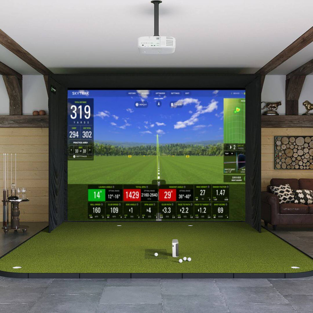 SkyTrak+ SIG12 Golf Simulator Package